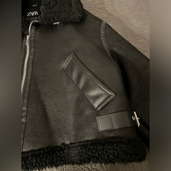 NWOT ZARA Double-faced Biker Jacket - Picture 10 of 11